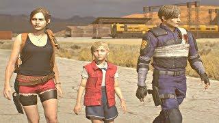 Resident Evil 2 Remake - All Endings (Leon & Claire) RE2 Remake 2019 PS4 Pro