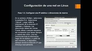 Configuración de una red en Linux Mint