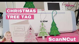 Create stunning Mandala Christmas Tree tags using your Brother ScanNCut