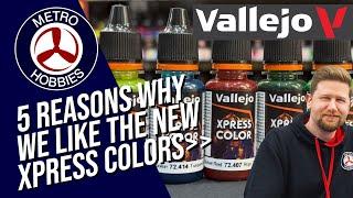 Why we like the all-new Vallejo Xpress Contrast Paints in store!