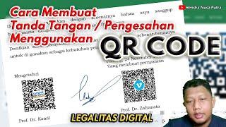 CARA MEMBUAT QRCODE TANDA TANGAN DIGITAL