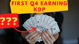 My First Q4 EARNING Report From KDP No and Low Content Publishing. Income