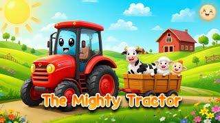  Tractor Song for Kids | Fun Nursery Rhymes | Learn About Vehicles! 