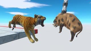 DON'T FALL INTO THE BLENDER CHALLENGE | ARBS   - Animal Revolt Battle Simulator