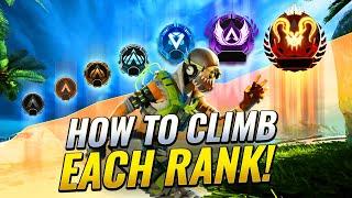 HOW TO CLIMB EACH RANK & ESCAPE YOUR ELO! (Apex Legends Tips & Tricks to Climb Every Rank 2023!)