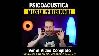 Masterclass de ECUALIZACIÓN PSICOACÚSTICA para Mezcla Profesional #shorts