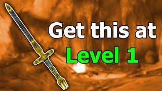 Find Oblivion's WEIGHTLESS Sword at Level 1 - Oblivion Artifact Guide