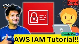 Day 4- AWS IAM Complete Course with Notes | Identity and Access Management Service