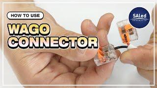 How to use wago connector