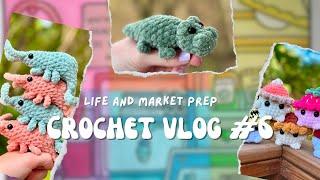 Life and Crochet Vlog #6- Market Prep- Open Packages- Coloring