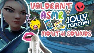 ASMR Jolly Rancher and Mouth Sounds | Valorant Gameplay