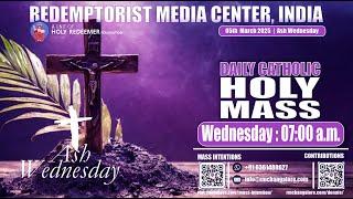 Catholic Holy Mass - Ash Wednesday - 5th  March, 2025 | Wednesday