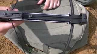 Crossbow pistol 50 lb shooting and Stringing bow string