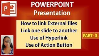 How to link external files to Powerpoint presentation