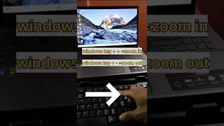 Zoom in Zoom out Laptop  Computer ️ Screen #shorts #viral #trending #keyboard #youtubeshorts