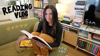 READING VLOG ⭐️ | 5 A.M. reading, new favorite book ever, & book journaling!