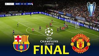 BARCELONA vs MANCHESTER UNITED | Final - UEFA Champions League | Full Match All Goals | Pes Gameplay