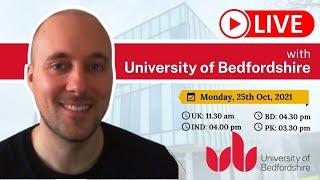 LIVE with University of Bedfordshire | Virtual Event - 2021