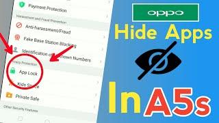 Hide Apps In Oppo A5s || OPPO A5s App's Hide Settings || OPPO A5s Hidden Features || Andriod Bar