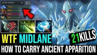 Epic Carry Mid AA [Ancient Apparition] Right Click is The Answer 21Kills By Kingrd | Dota 2 FullGame