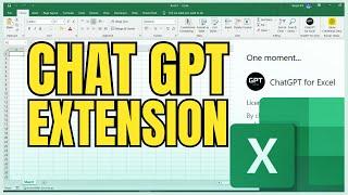 How to Add Chat GPT Extension on Microsoft Excel | ChatGPT for Excel Functions and Formulas (Easy)