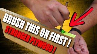 Do this to plywood- STRONGER and BETTER looking!