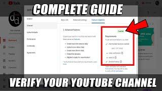 How to Verify your YouTube Account (2024) | How to Get Verified on Youtube