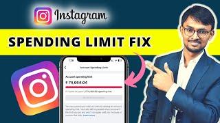 How to solve "Account Spending Limit Reached" Instagram 2024