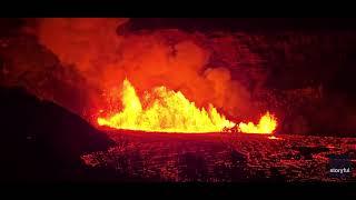 Hawaii Resident Captures Footage of Kilauea Lava Fountains