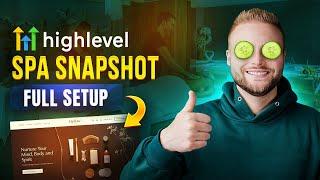 GoHighLevel Spa Snapshot - Full Setup Guide