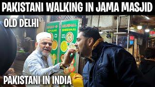 OLD DELHI JAMA MASJID WALK | PAKISTANI REACTION | #indianstreetfood