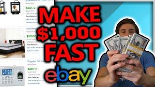 How To EASILY Make $1,000 FAST Dropshipping On Ebay!