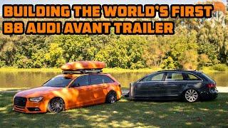 TURNING A B8 AUDI AVANT INTO A TRAILER?!?! // J2 Customs B8 Audi Avant Trailer Build // Episode 1