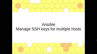 Configure multiple SSH keys for multiple hosts with Ansible