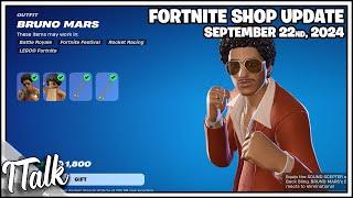 BRUNO MARS IS BACK! Fortnite Item Shop [September 22nd, 2024] (Fortnite Chapter 5)