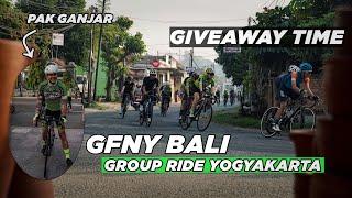 RODE WITH MR GANJAR PRANOWO ON GFNY BALI GRI YOGYAKARTA