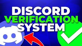 Make & Setup a Discord Verification System