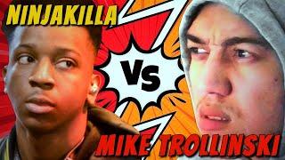 I FINALLY FOUGHT THE BIGGEST TROLL ON MK (Mike Trollinski) INSANE MONEY MATCH MICS ON 