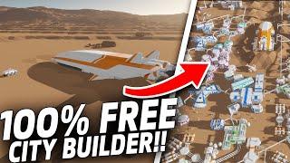 This Is The BEST FREE Survival City Builder!! - Alien Horizon - Colony Sim Logistics Base Builder