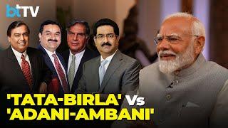 #SabseSolidPMInterview | PM Modi Counters 'Adani-Ambani' Attacks With 'Tata-Birla'