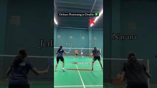 Defence positioning  #badminton #badmintonindia #badmintonlovers #badmintonindonesia #sports