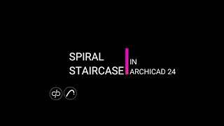 Spiral Staircase Modeling in Archicad.