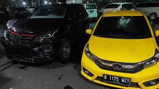 LIVE - Begini Kondisi Mobil Honda Brio Kuning dan Toyota Fortuner yang Viral