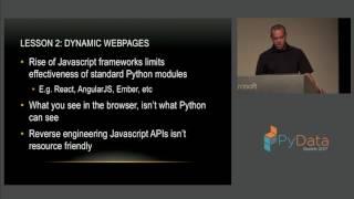 Josh Weissbock - High Fidelity Web Crawling in Python