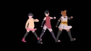 【MMD】Umbrella HIMAWARI*SARADA*CHOCHO