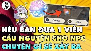 Giải Ảo Nếu Bạn Đưa Cho NPC 1 Viên Tím Chuyện Gì Sẽ Xảy Ra Trong Genshin Impact ?