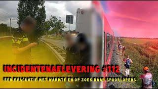 Een evacuatie met warmte en op zoek naar spoorlopers - Incidentenbestrijders #112