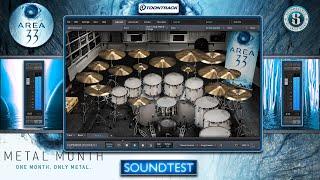 Toontrack Superior Drummer AREA 33 SDX - COMPLETE SOUNDTEST