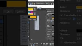 How to Create Gold material in 3ds Max  #3dsmax #vray #3ds #vrayrendering #vrayrender #viral