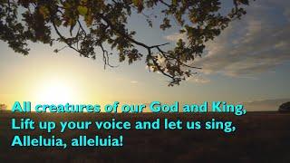 All Creatures of Our God & King {Maranatha}  (Tune: Lasst uns - 3vv) [with lyrics for congregations]